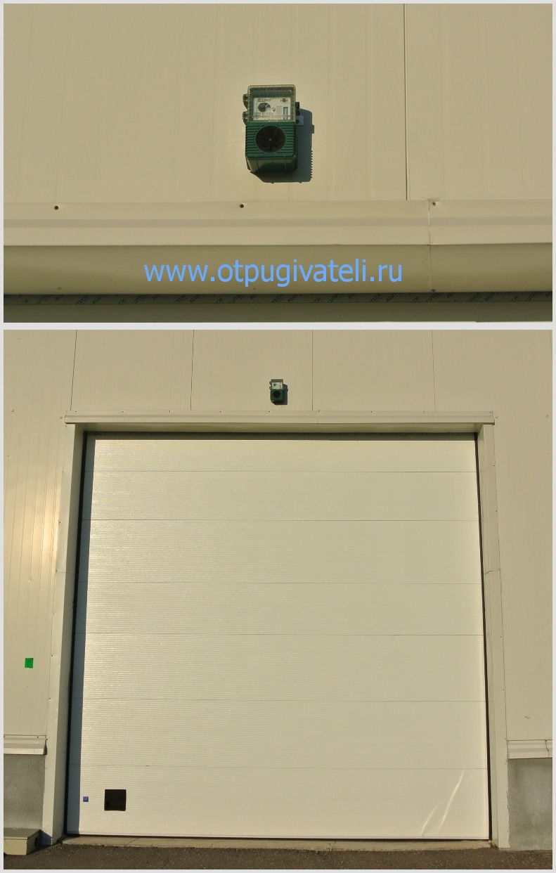 Звуковой отпугиватель птиц Bird Gard Pro для защиты ворот приемки