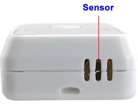 Именно в эту решетку необходимо произвести выдох (находится на верхнем торце прибора)