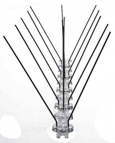 Такое расположение металлических шипов на секции гарантирует их максимальную эффективность