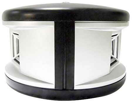 Отпугиватель грызунов SITITEK 360 оснащен тремя излучателями