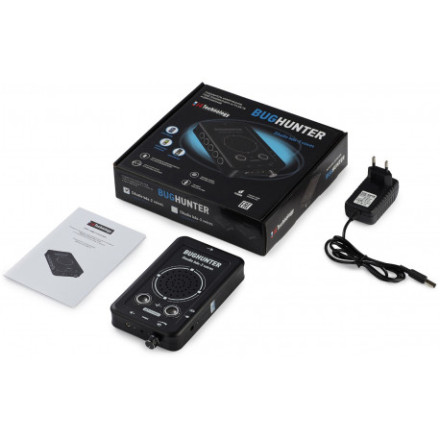 Подавитель микрофонов, подслушивающих устройств и диктофонов "BugHunter DAudio bda-3 Voices" с 7 УЗ-излучателями и акустическим глушителем Подавитель микрофонов, подслушивающих устройств и диктофонов "BugHunter DAudio bda-3 Voices" с 7 УЗ-излучателями и акустическим глушителем