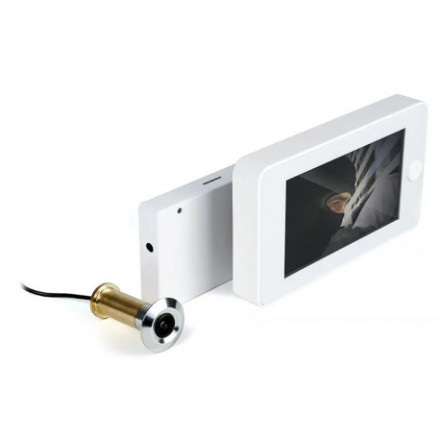 Дверной Wi-Fi видеоглазок «iHome-GLAZ-М-White» Дверной Wi-Fi видеоглазок «iHome-GLAZ-М-White»