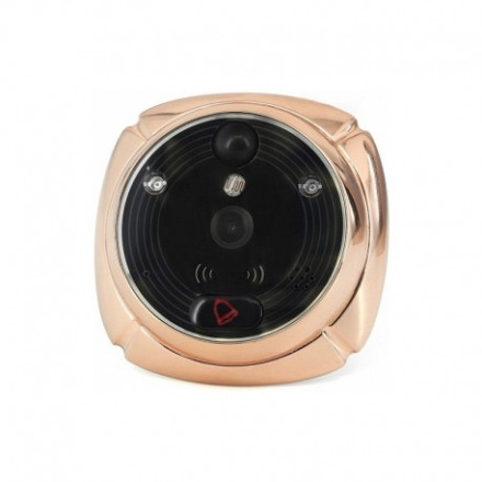 Дверной GSM/Wi-Fi видеоглазок «iHome-4» (бронза) Дверной GSM/Wi-Fi видеоглазок «iHome-4» (бронза)