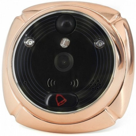 Дверной GSM/Wi-Fi видеоглазок-сигнализация «iHome-4R» (бронза)